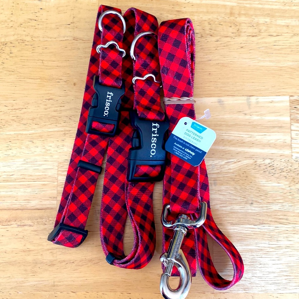Medium and Large Dog Leash & Collar Set